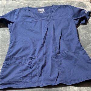 Cherokee Navy V-Neck Core Stretch Scrub Top